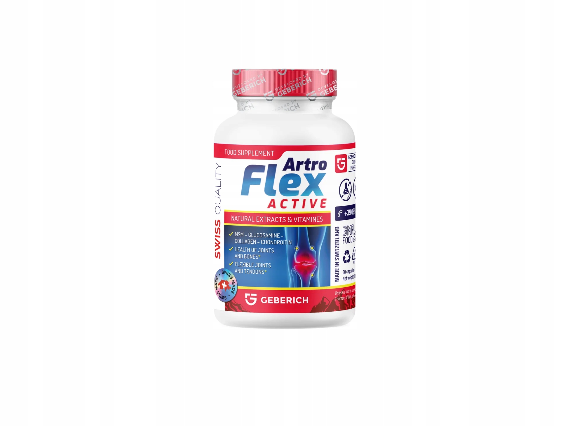 ArtroFlex Active Glukozamina Msm kolagen Zdrowe stawy 30 kapsułek