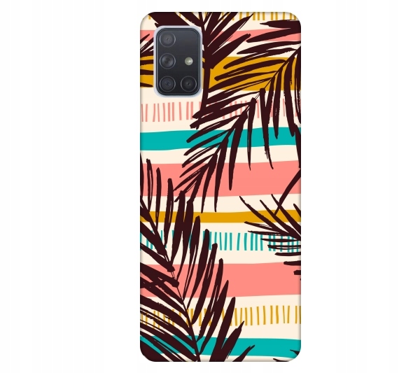 

Etui wzory do Samsung Galaxy A71 Liscie tropikalny