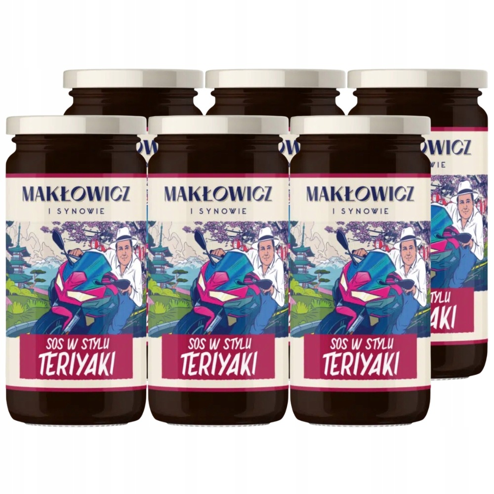 Makłowicz i Synowie Omáčka Teriyaki 400 g x 6 kusů