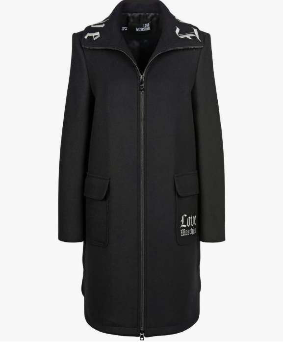Kabát Love Moschino Gothic Love Embroideries R42