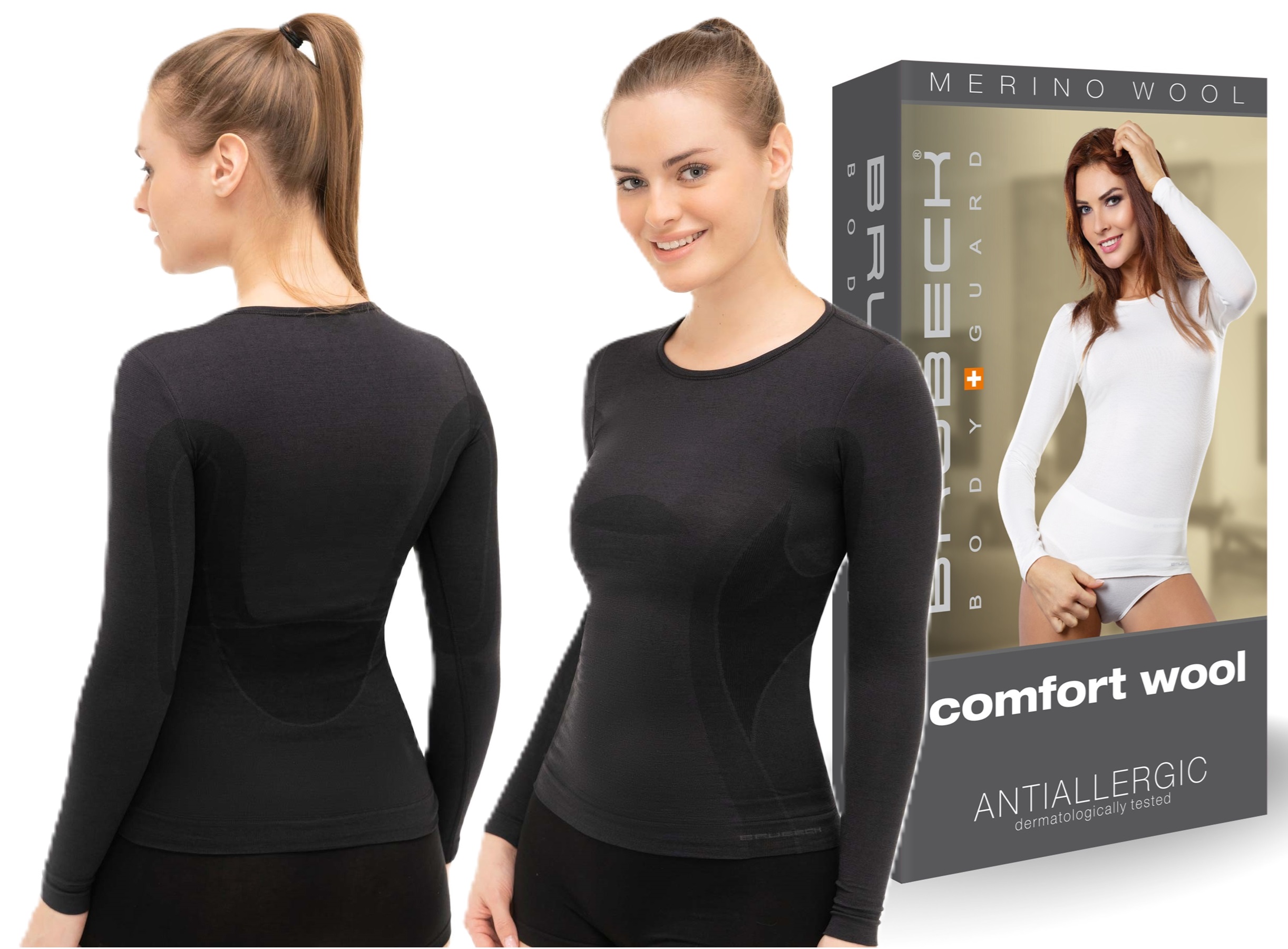 Turystyczna Komfortowa Koszulka Z Merino Wool XL