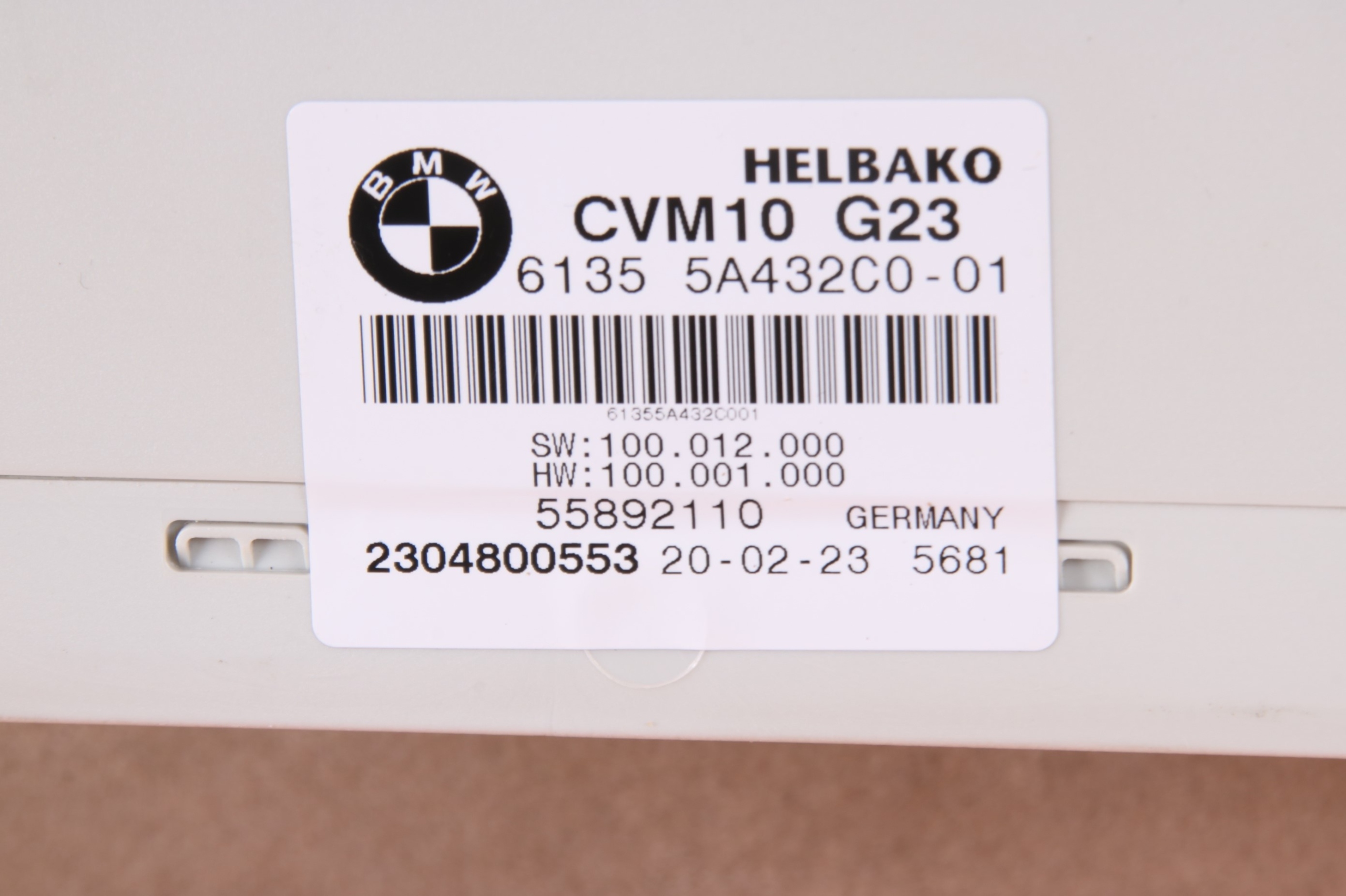 BMW 4 G23 M4 G83 module control unit roofs CABRIO 5A432C0