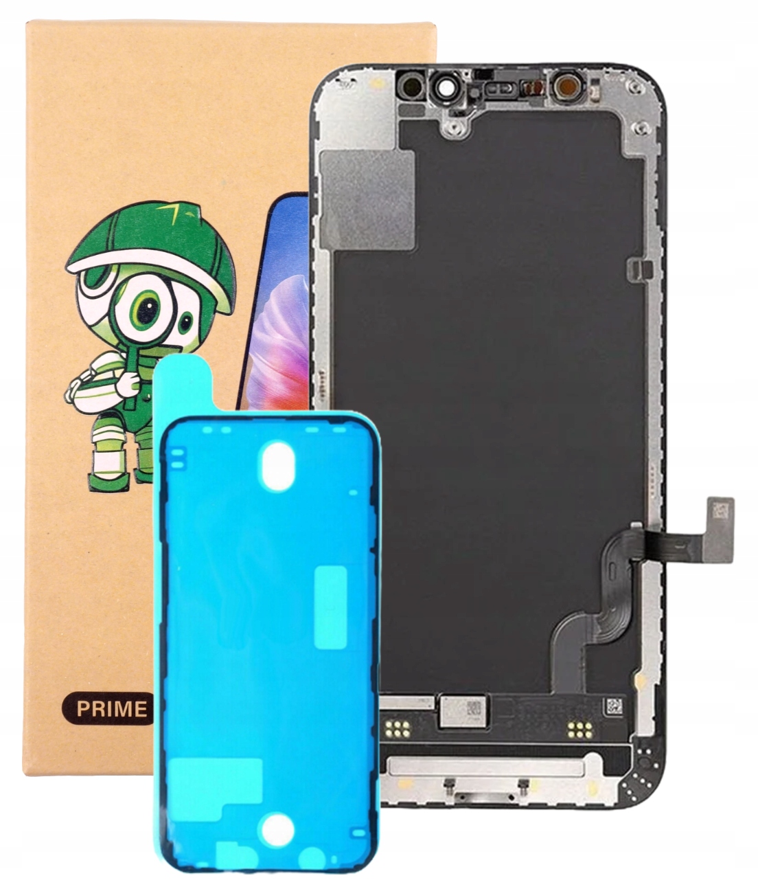 Originální LCD displej pro Apple iPhone 12 Mini Vyměnitelná skla Bez IC