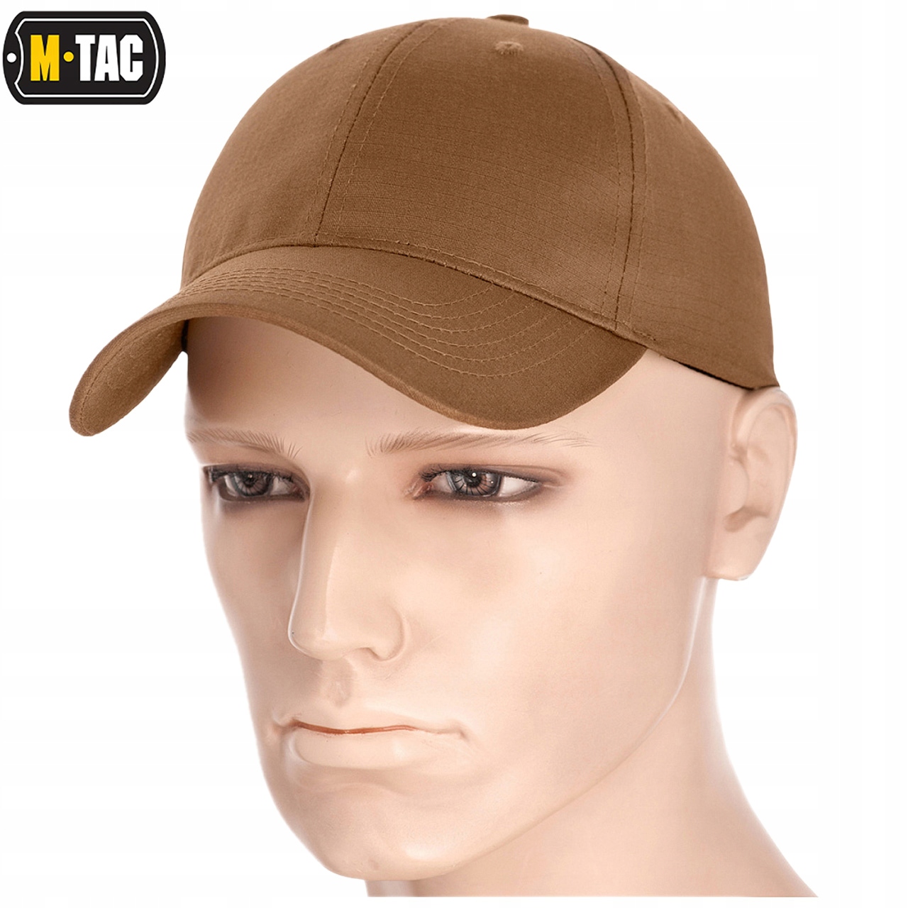 Czapka z Daszkiem Męska Bejsbolówka M-Tac Rip-Stop Wodoodporna Coyote S/M Cechy z daszkiem