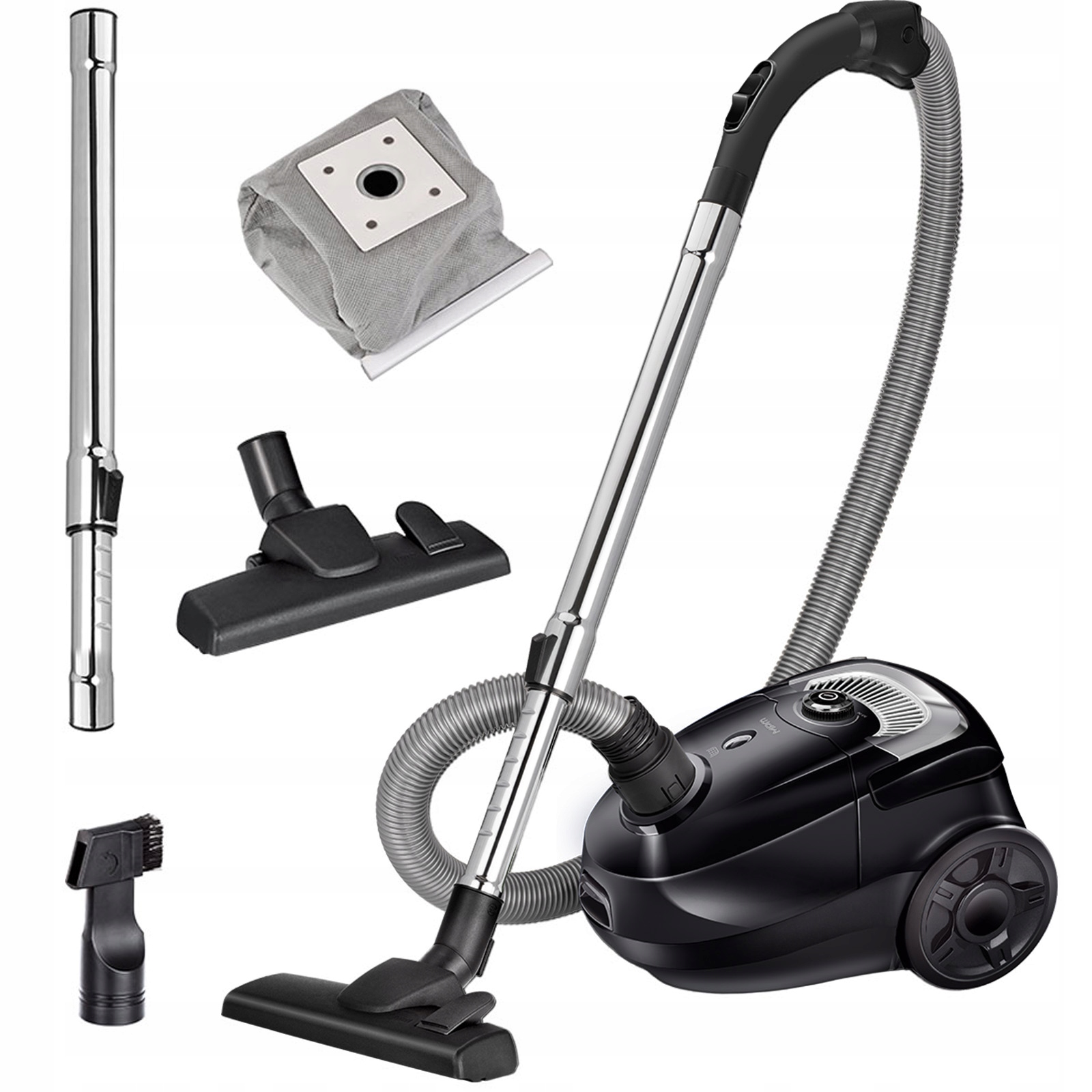 Vysavač Tradiční Sáčkový Výkonný 850 W Hepa Filtr Regulace Mpm MOD-180