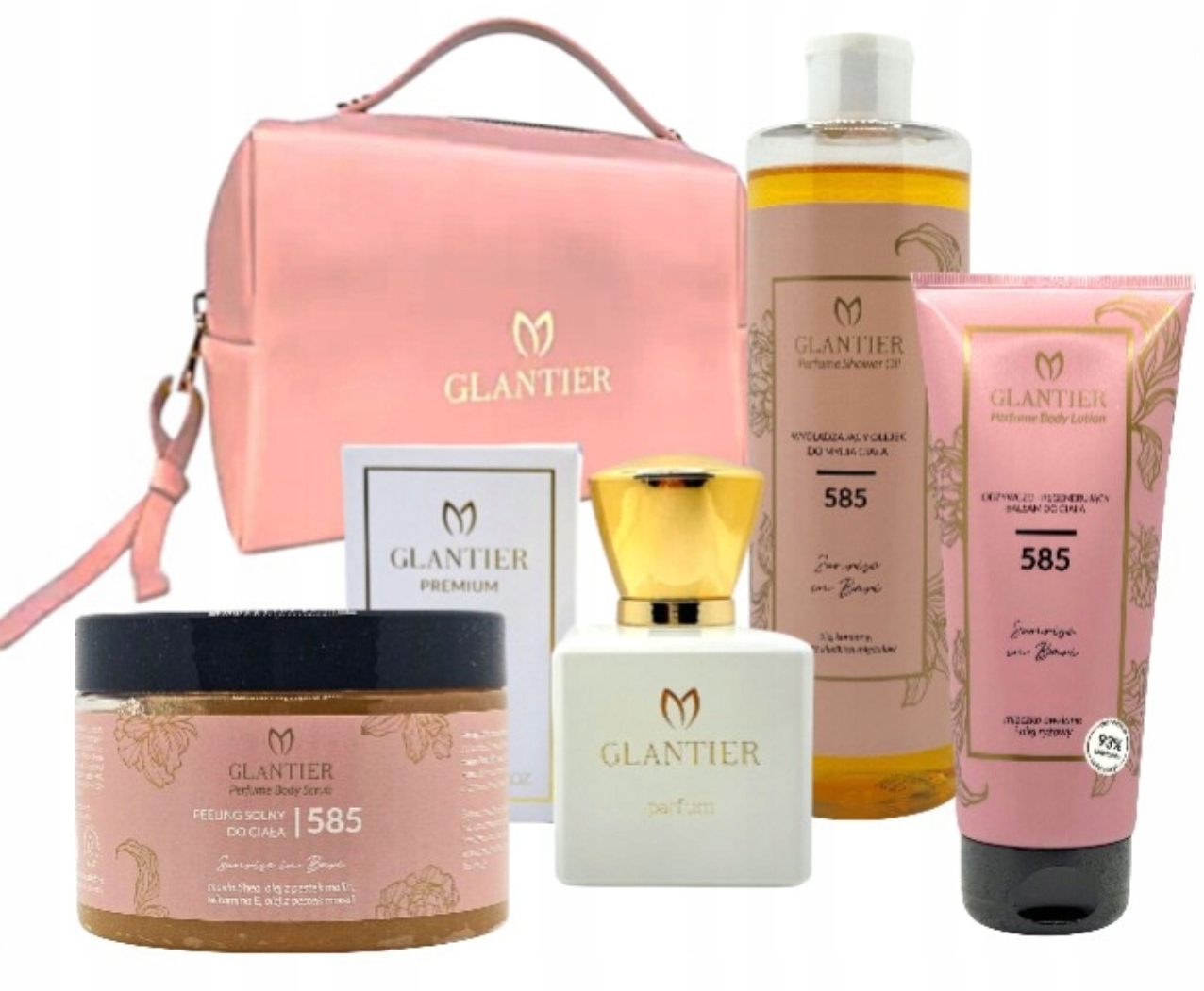 Glantier Sada s kosmetikou pro ni 585: Parfém Balzámový peeling