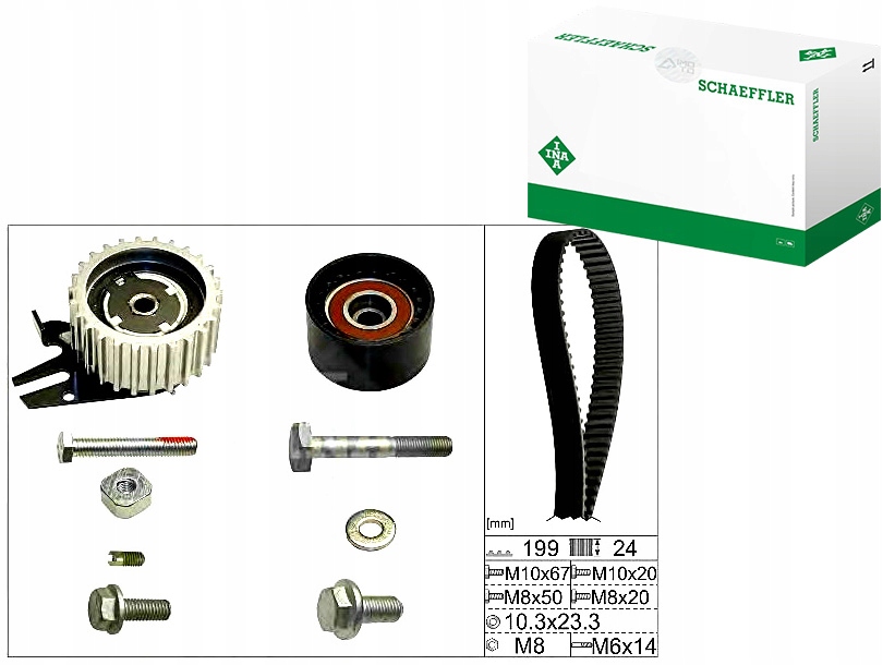 INA530 0562 10 Rozvodová Sada Opel 1,9CDTI 04- 19 Asistent řidiče #33