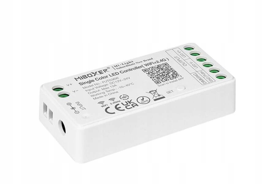 

Sterownik Led Mono 12/24V WiFi 12A