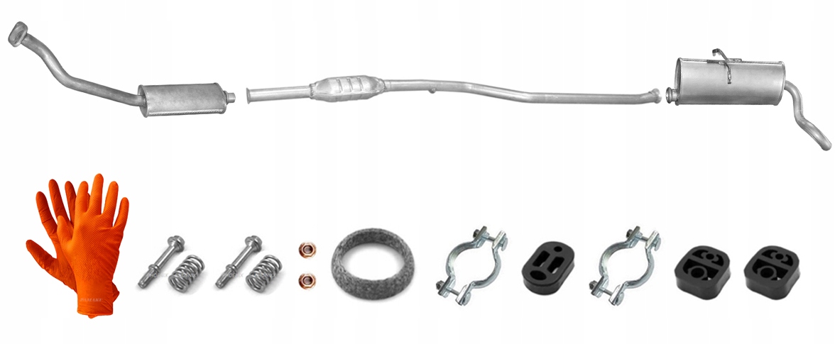 Peugeot Partner 1.9 Diesel 51 kW (1999-10/2001) Výfukový Systém