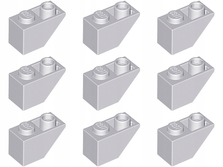 

Lego 3665 Skos 2x1 szary jasny (10g) 9 szt.