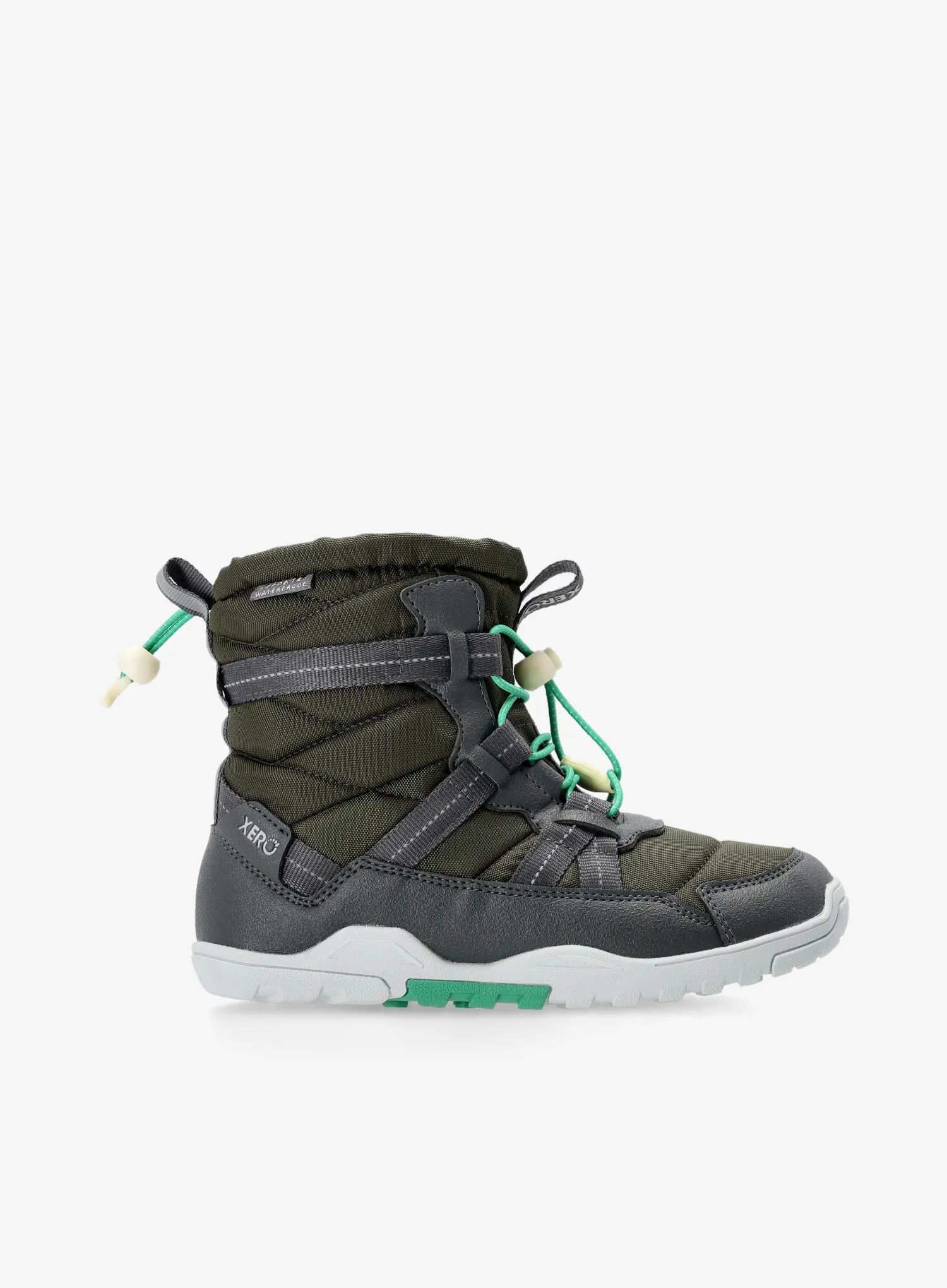 Dětské boty Xero Shoes Alpine Pull On army green 34/35