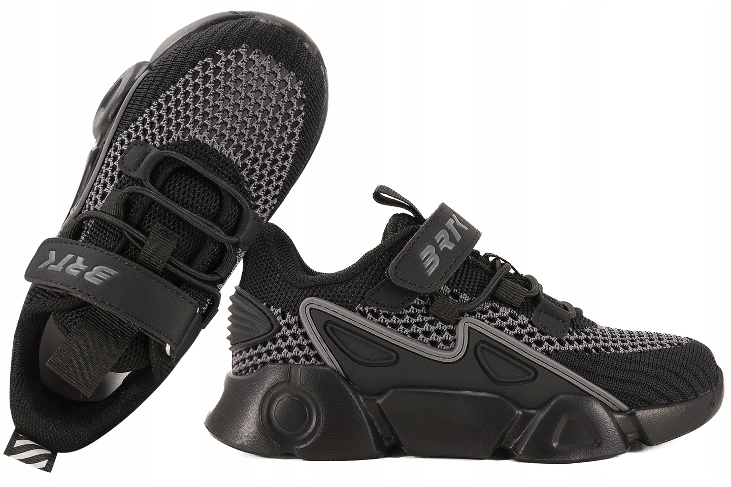 Bartek 8700711 Buty Sportowe Sneakersy Dziecięce Półbuty Pu Rzep 34 Czarny