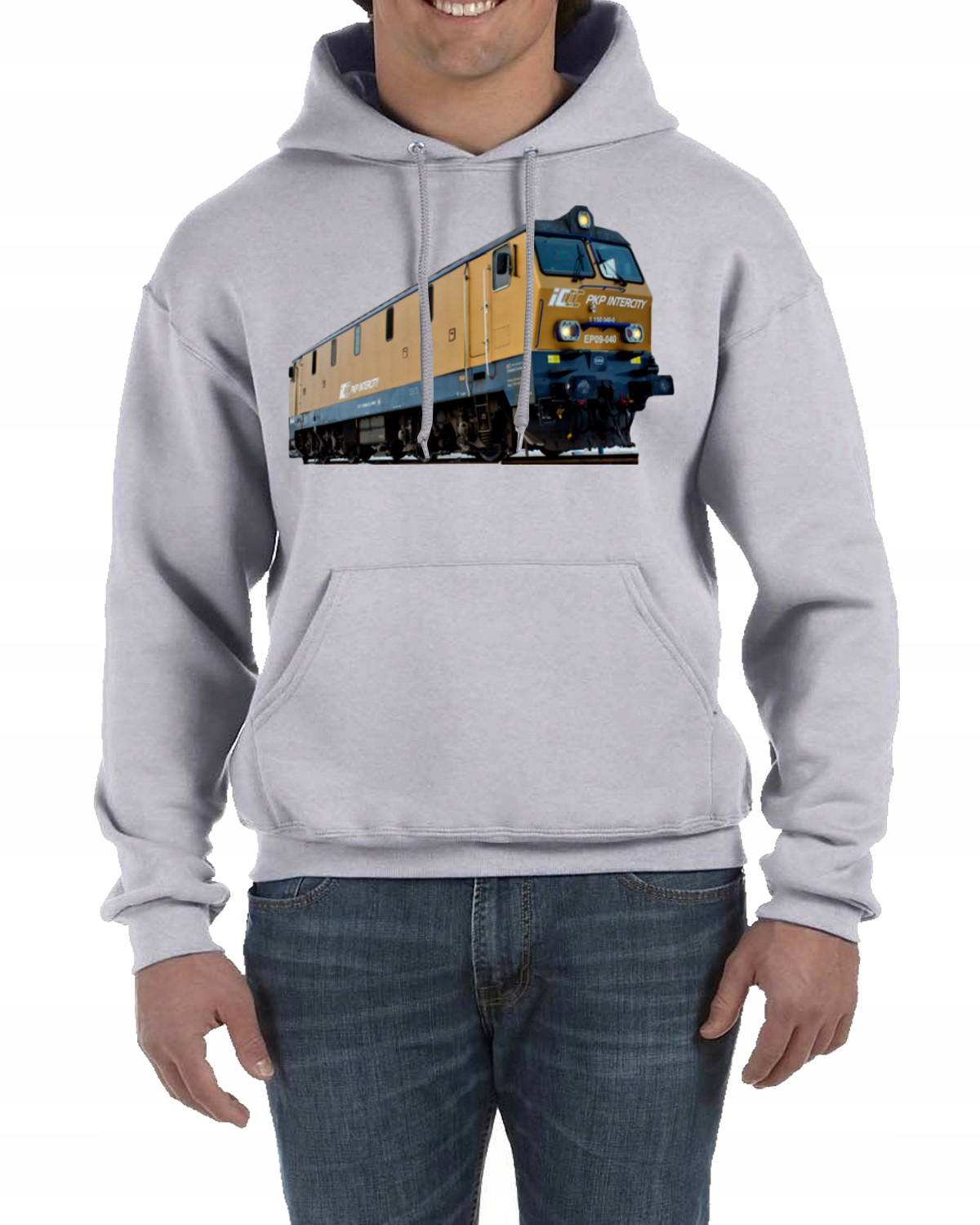 

Bluza Z Kapturem Pociąg Parowóz Lokomotywa M 2074