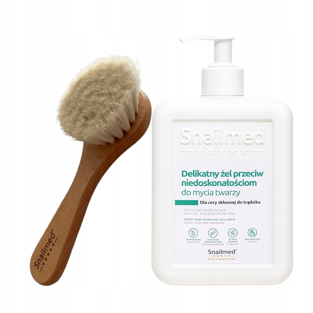 Snailmed Żel do twarzy przeciw niedoskonałościom, trądzik, 300ml Gratis!