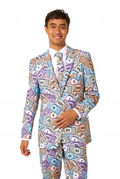 Kostým Pánský Oblek Monopoly Hra Licence Deluxe Karneval 54