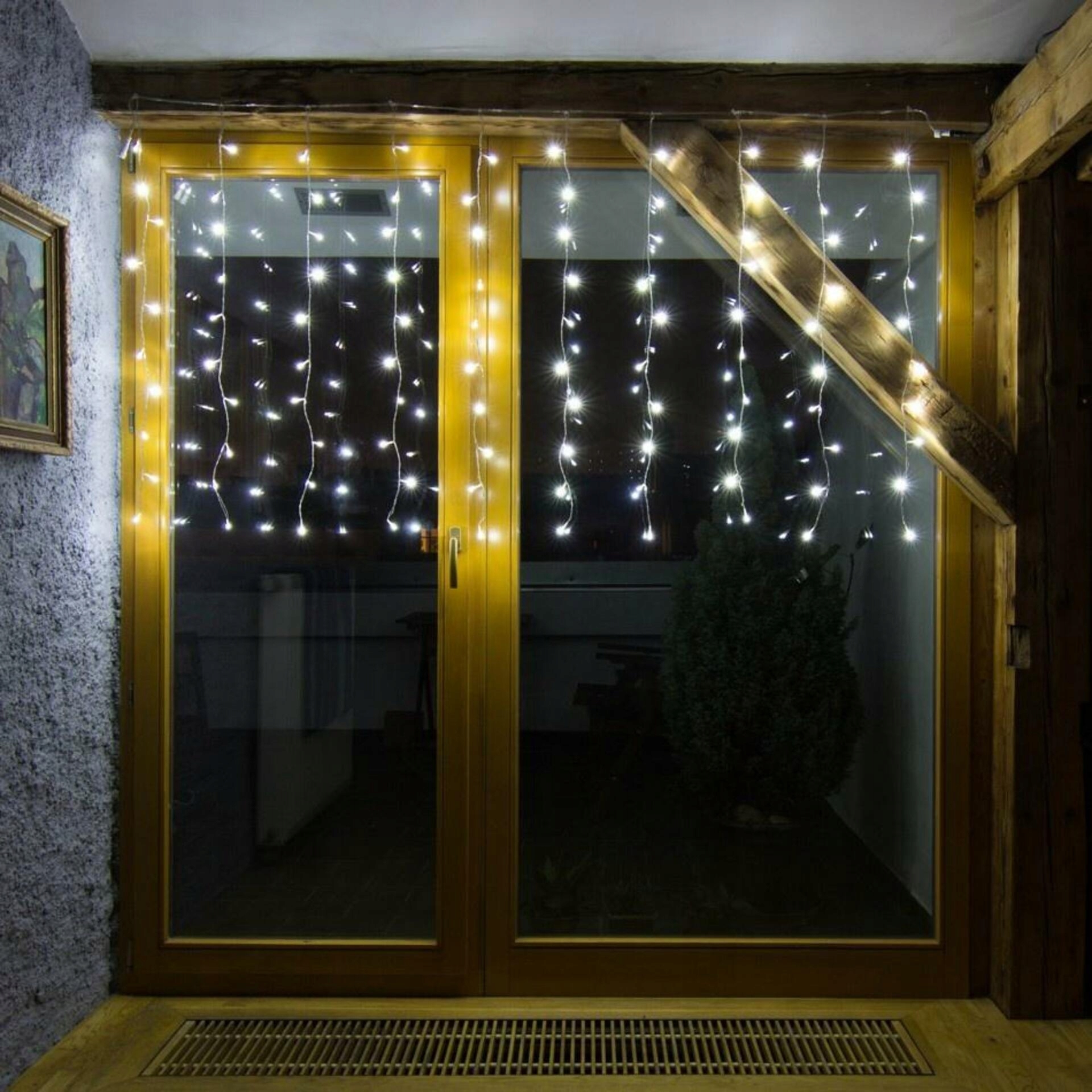 DecoLED Led svetelná záclona Hobby Line, 2x2m, ľadovo biela, 200 diód LWC22