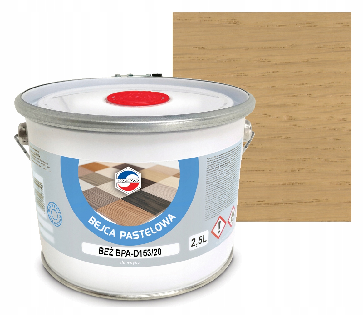 Bejca pastelowa Sopur BPA-D153/20 beż 2,5L