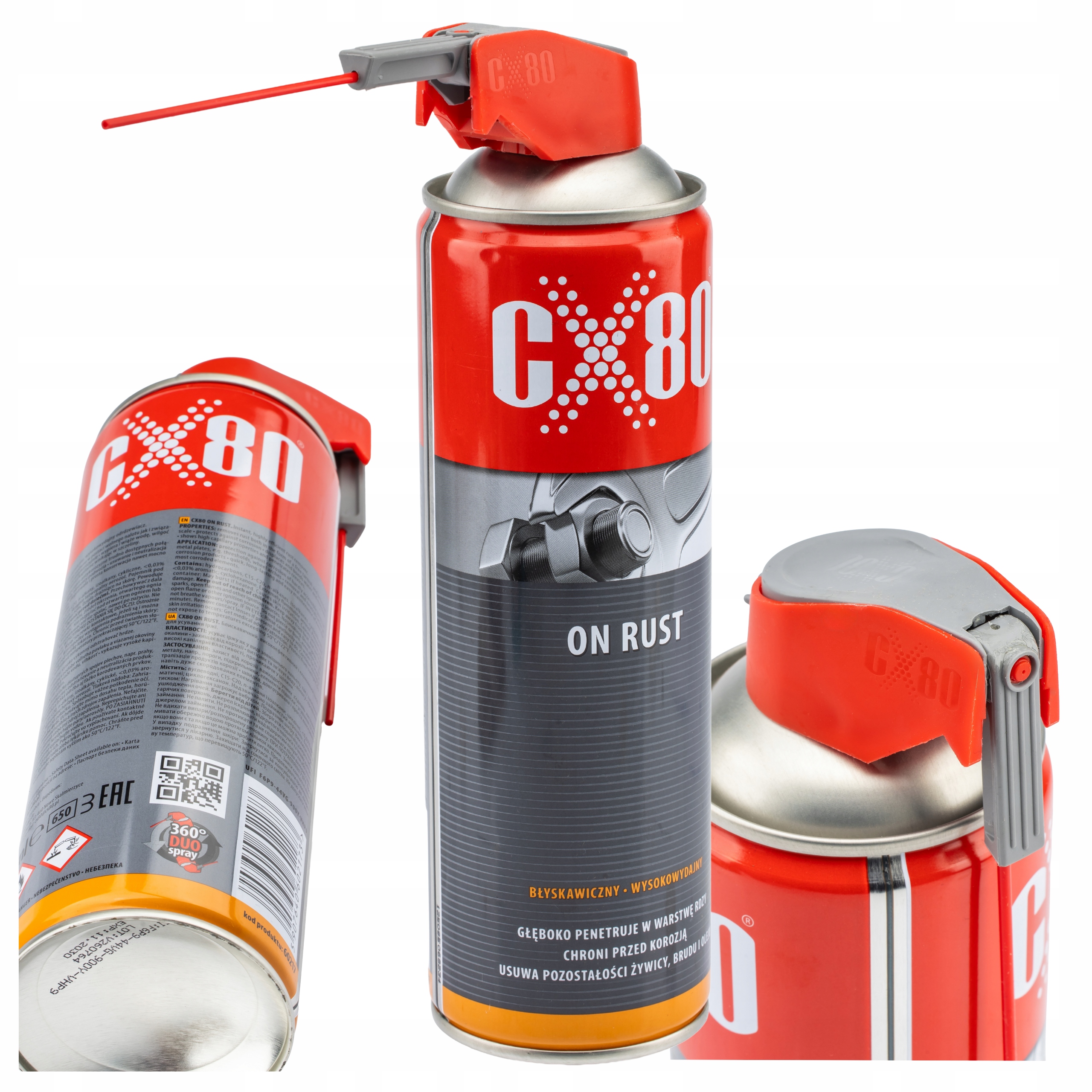 Odrdzewiacz Błyskawiczny Preparat Z Aplikatorem Onrust 500ML Duo-spray CX80
