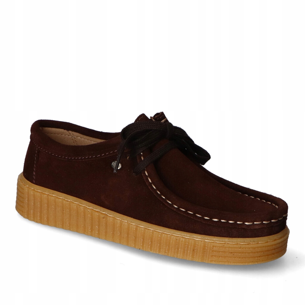 Polobotky Hee 84765/Marron Čokoládový semiš 39