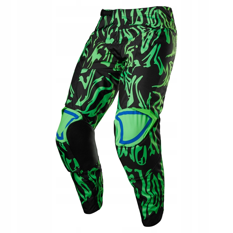 Spodnie cross ENDURO FOX 180 PERIL BLAK/GREEN 32/M KAWASAKI