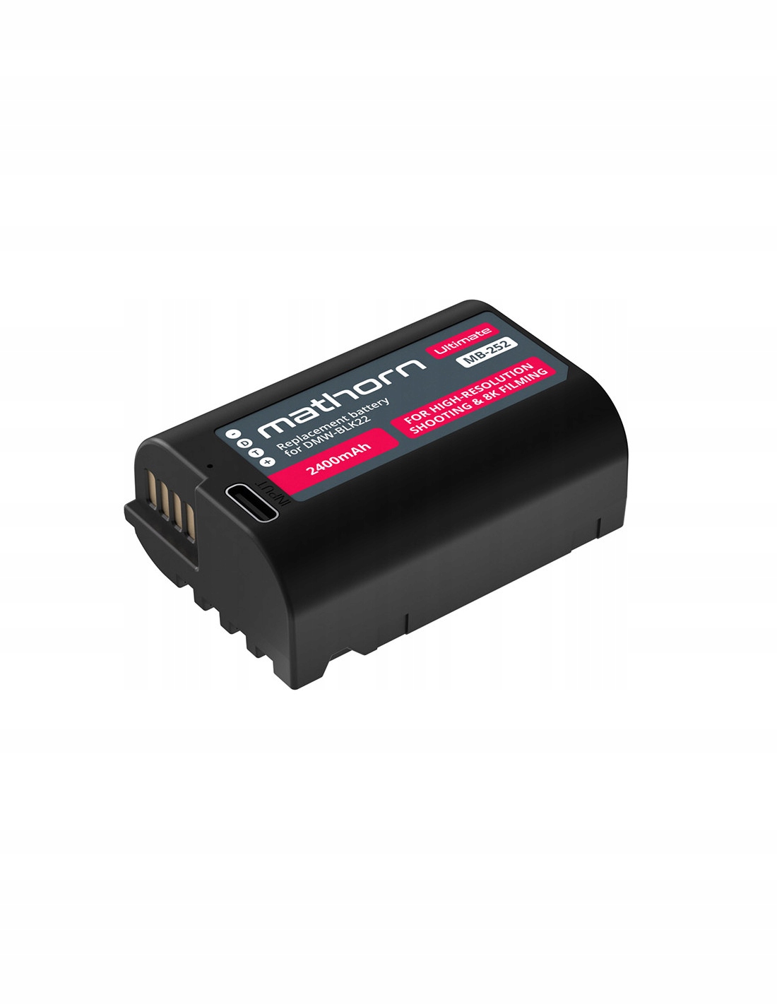 Bateria Mathorn MB-252 Ultimate 2400mAh Usb-c zamiennik DMW-BLK22