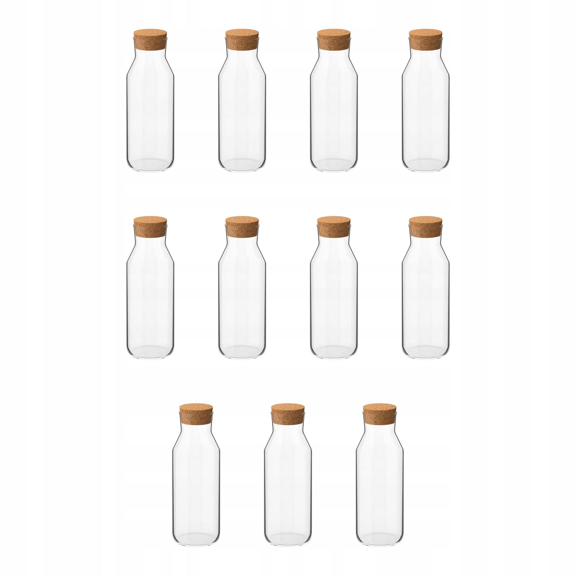 11 ks Skleněná karafa 0.5 l se zátkou Ikea 365+