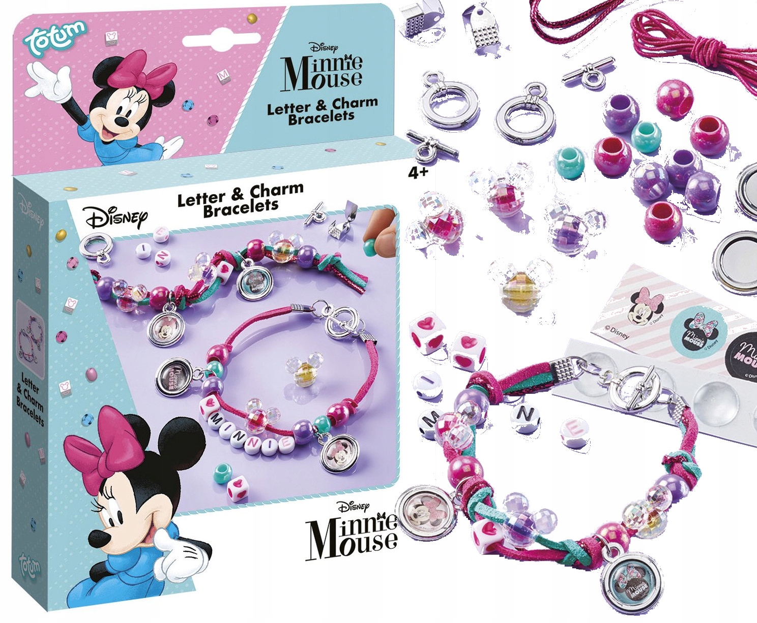 

Zestaw do robienia bransoletek Myszka Minnie Diy