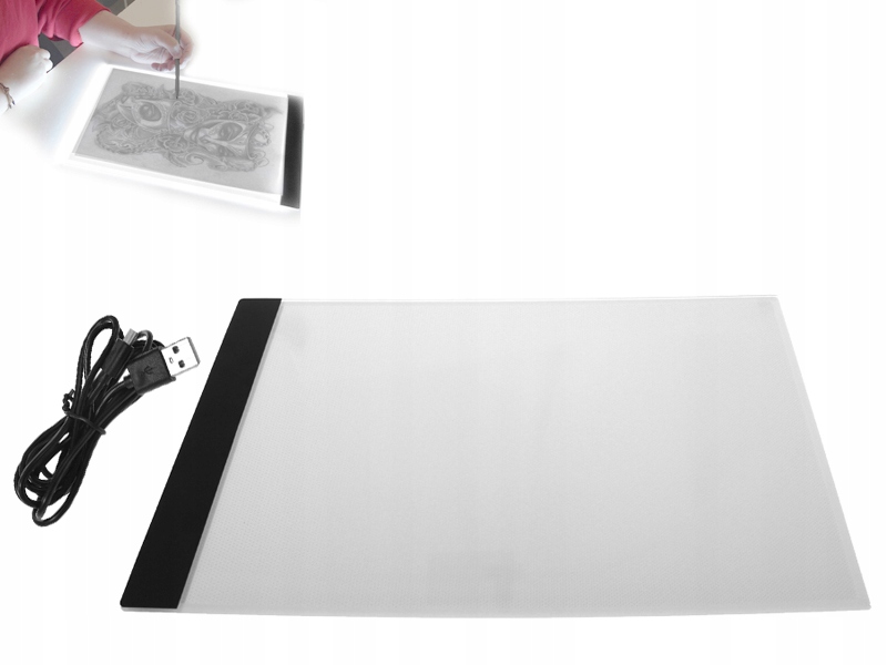 

Deska kreślarska Tatuaż Kopiowanie Wzoru A4 Led