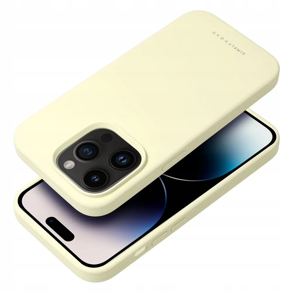 Futerał Roar Cloud-Skin do iPhone 15 Pro Jasnożółty