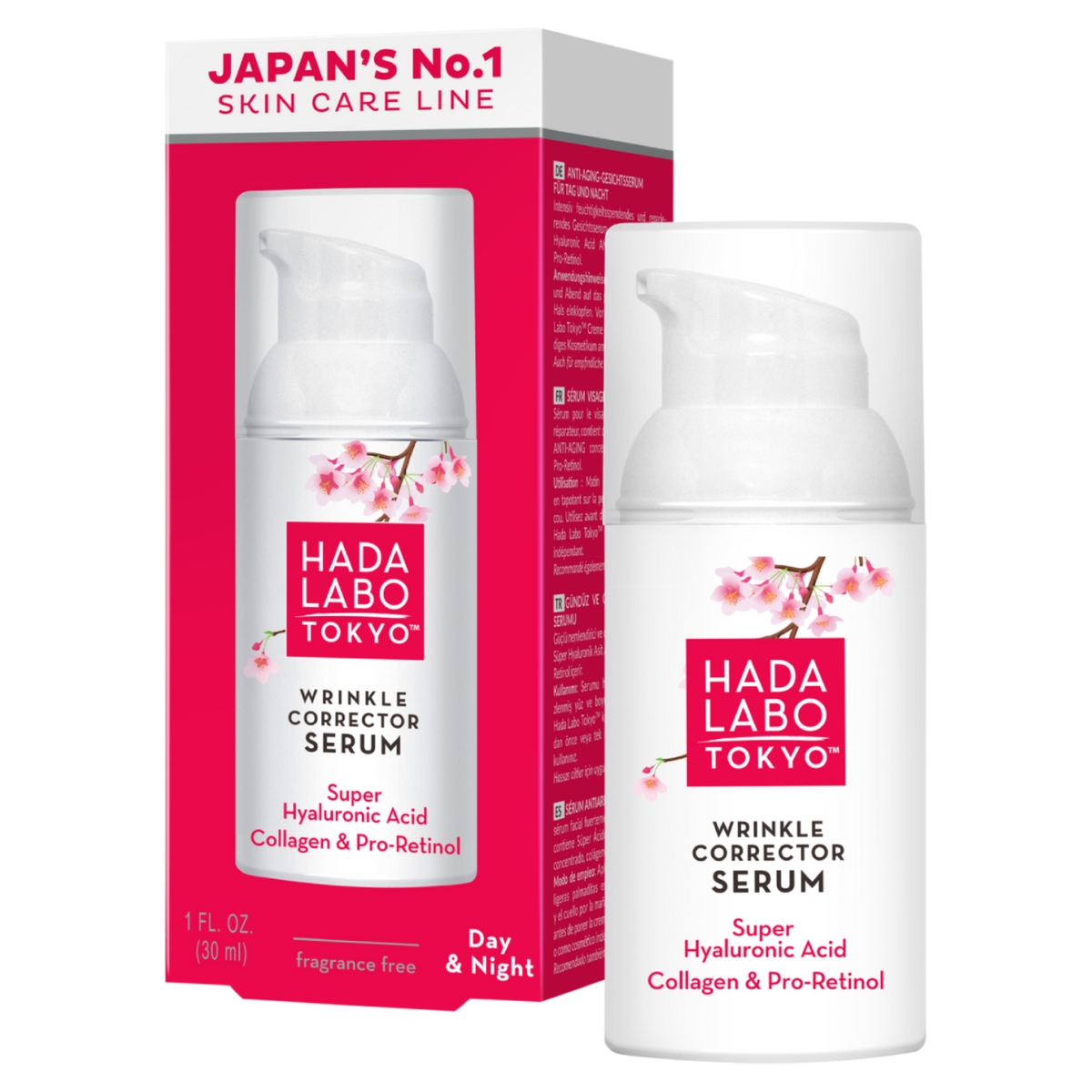 Hada Labo Tokyo Red protivráskové pleťové sérum 30 ml