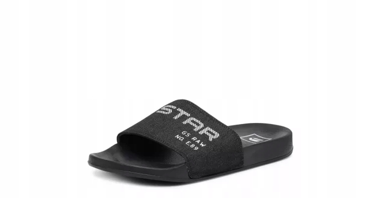 G Star Raw Klapki Męskie Czarny CEO-SS26-3C001-M