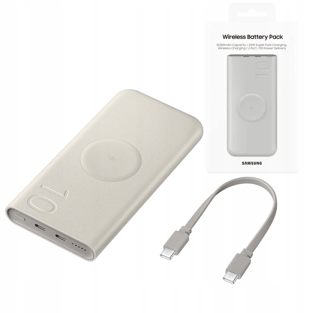 Samsung Powerbank 25W 2v1 bezdrôtové nabíjanie telefónu a Galaxy Watch