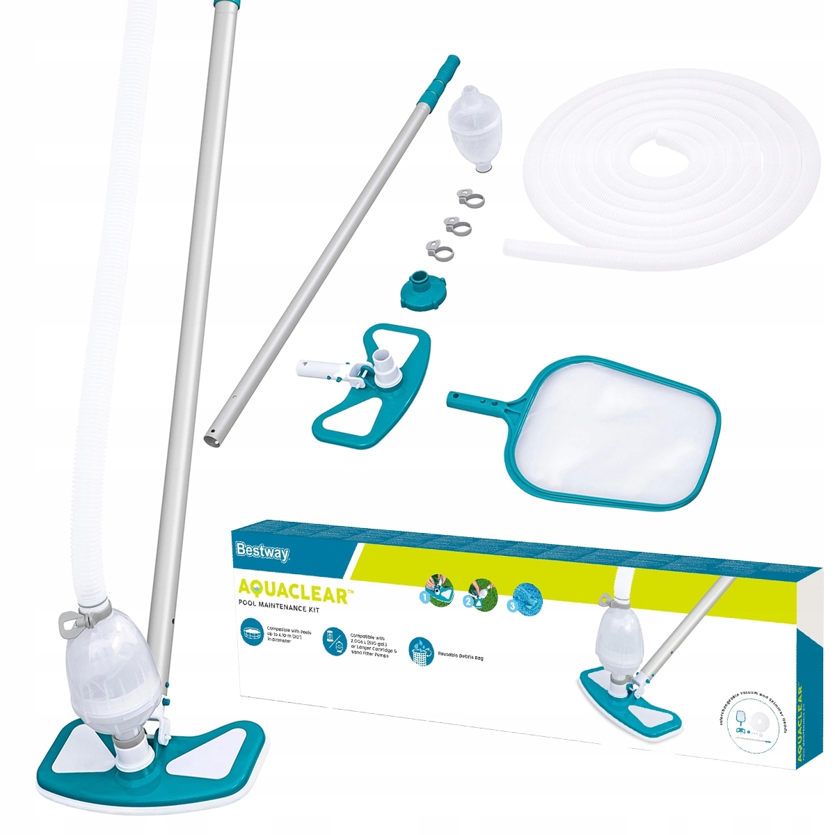 Kompletní sada vysavač pro čištění zahradních bazénů Bestway 58234