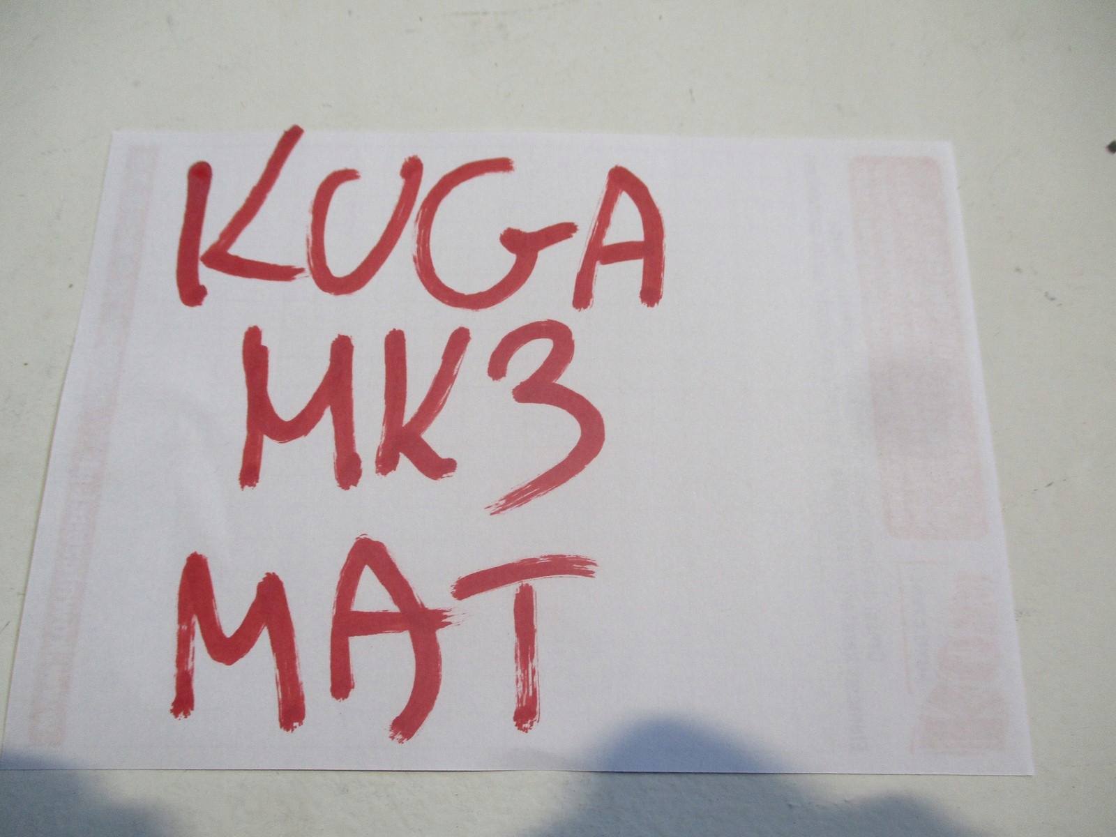 dekor Console FORD KUGA MK3