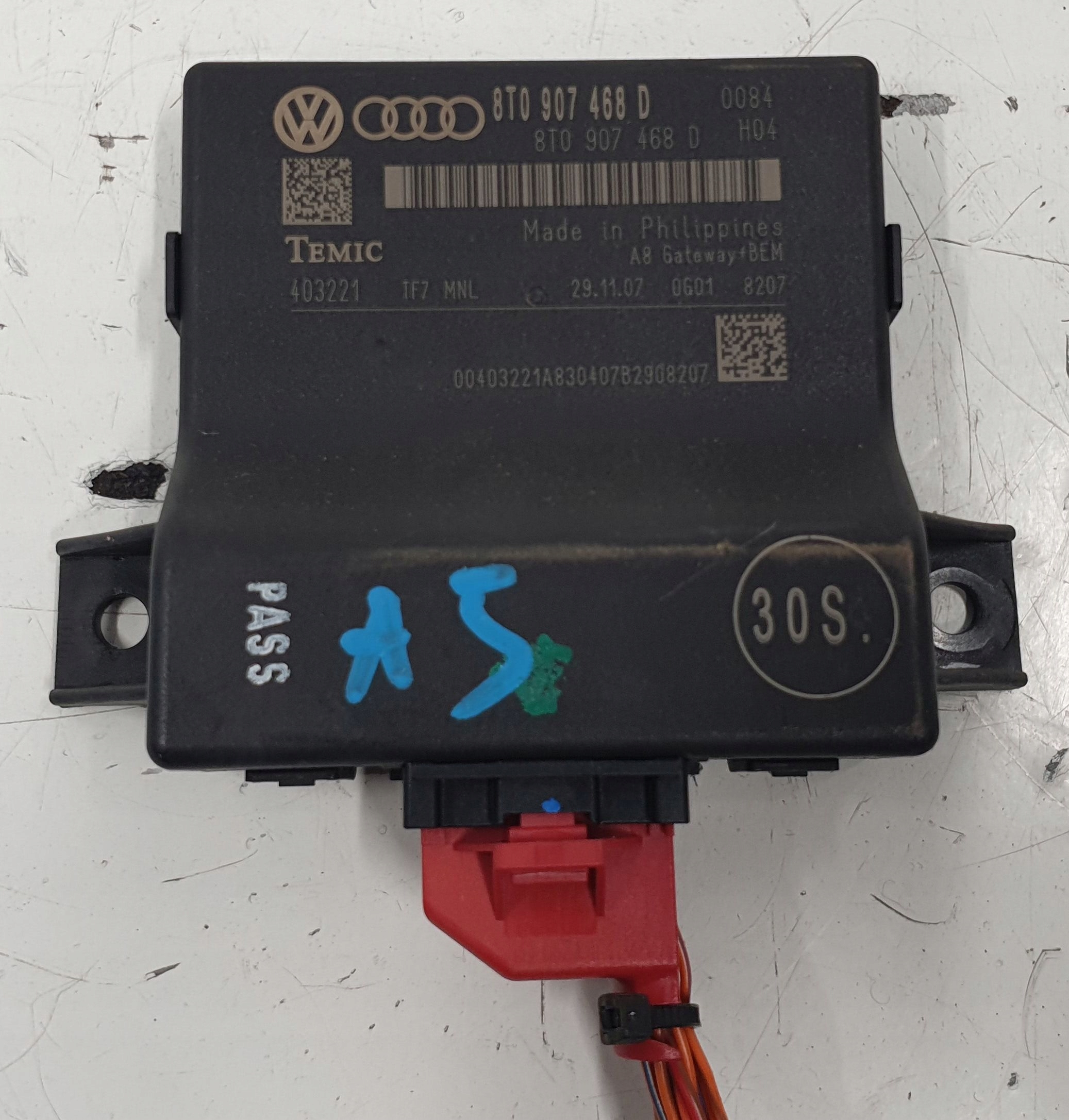 Audi A5 8T 07- 1.8 TFSI modulo Centralina komfortu Gateway BEM