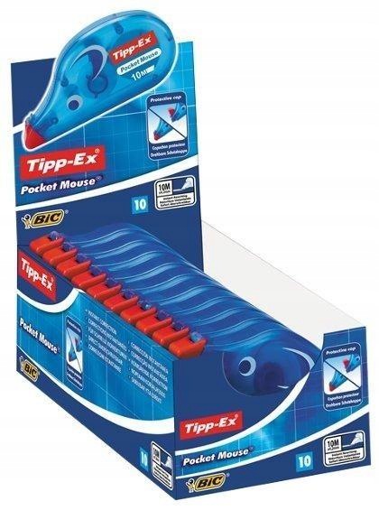Korektor Pocket Mouse v pásku (10 Ks) Bic