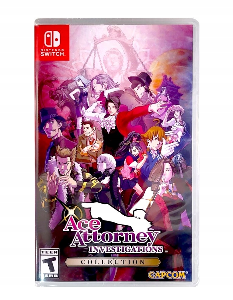 Ace Attorney Investigations Collection Import Switch Na Kartridżu