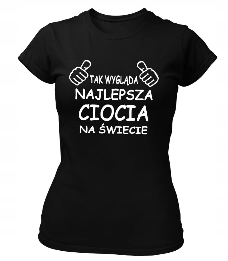 

Koszulka T-shirt Najlepsza Ciocia Na Świecie Cioci