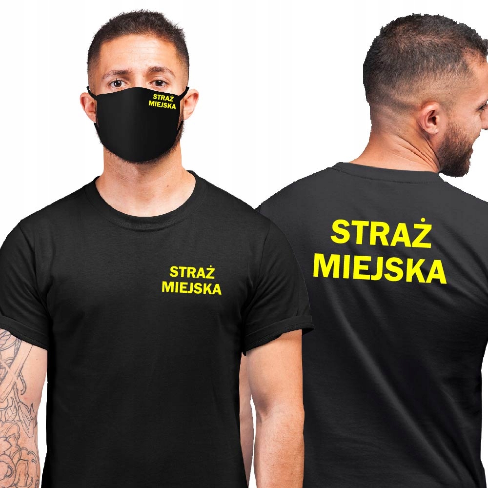

Koszulka I Maseczka Dla Strażnika Miejskiego Straż