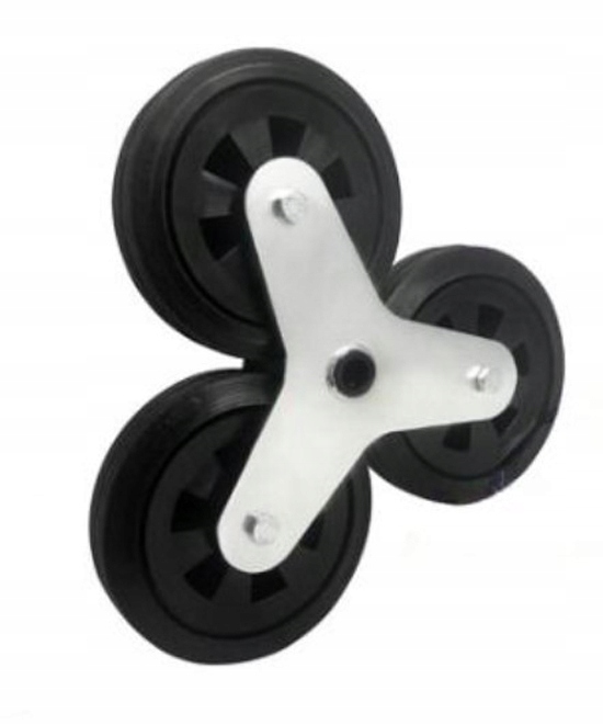 Pojízdná sada, kolečka pro schodišťový vozík, 3 kolečka, průměr 160 mm 160 kg