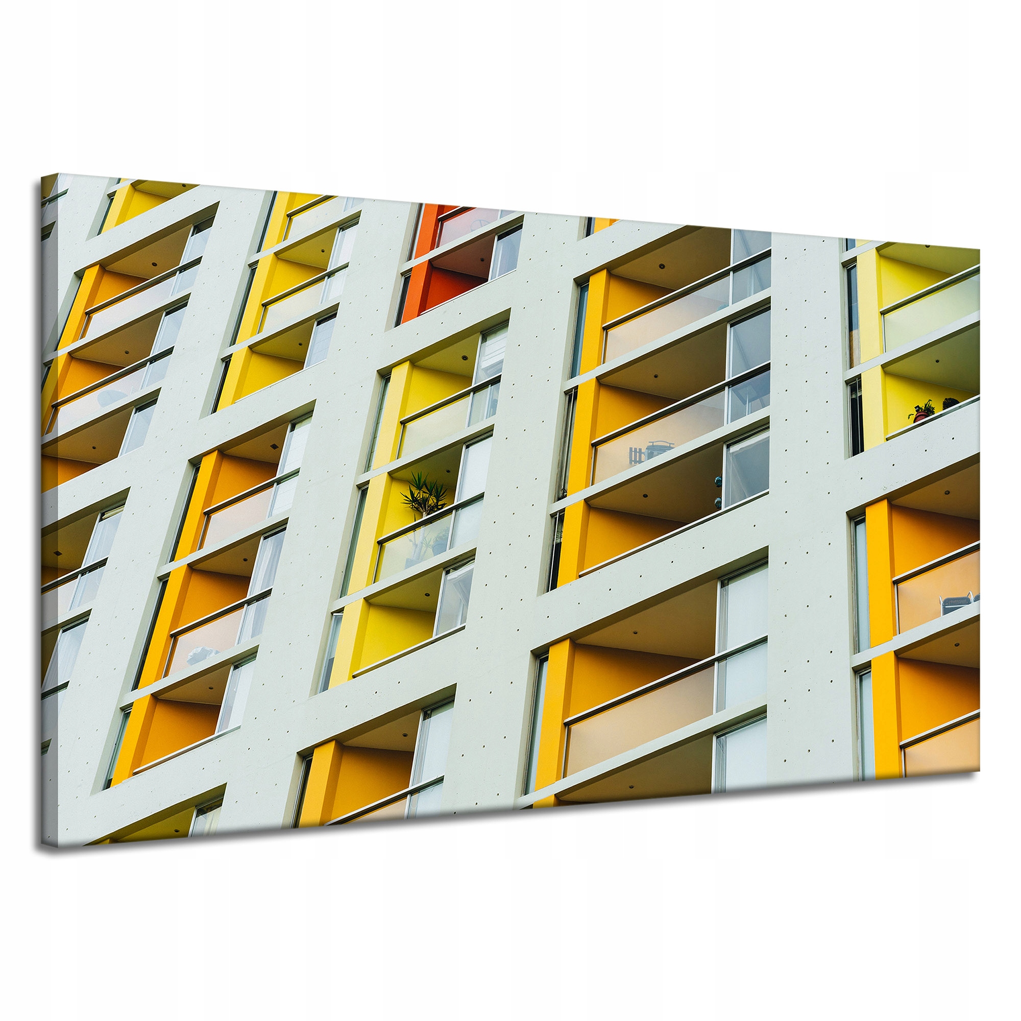 Obraz na plátně Blok Byt Budova Architektura Města 120x70