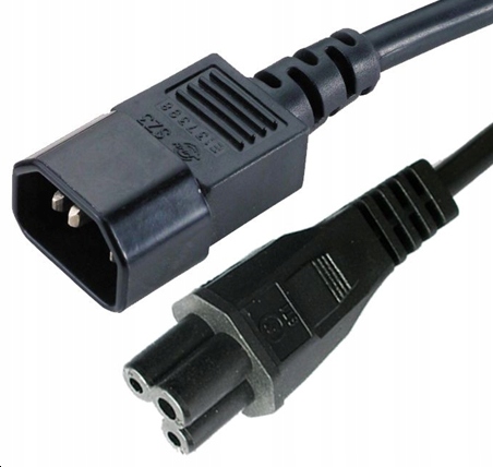 MicroConnect Extension Cord C14 - C5, 1m
