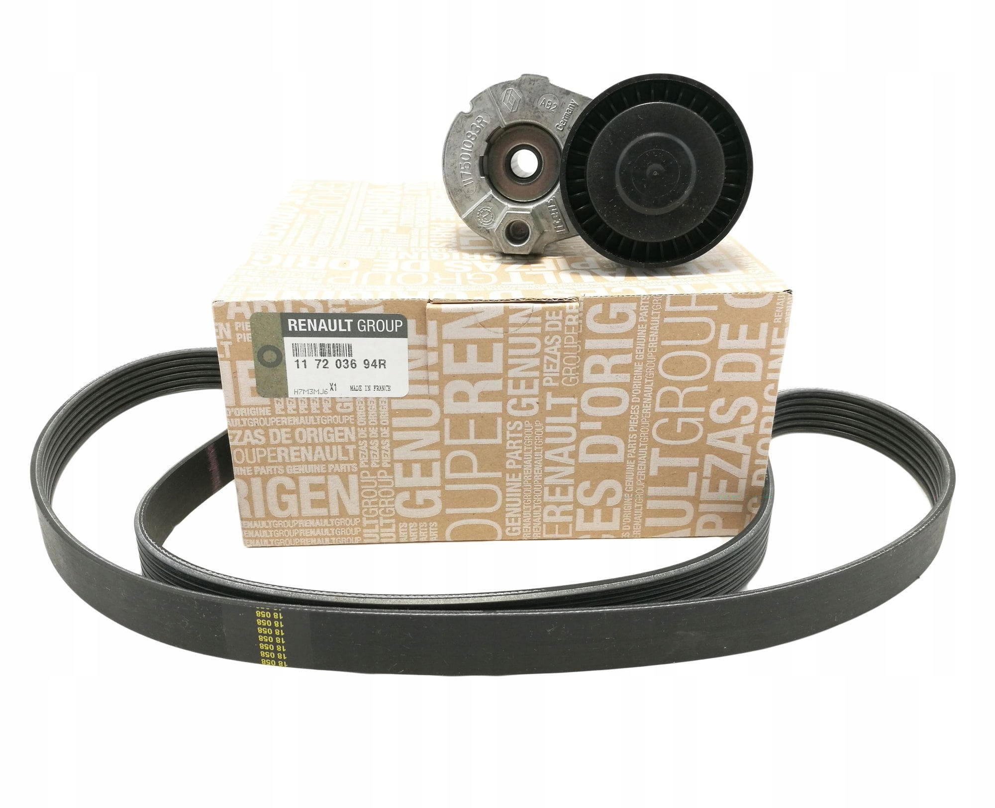 ZESTAW PASKA KLINOWEGO RENAULT CLIO III 1.5 DCI OE