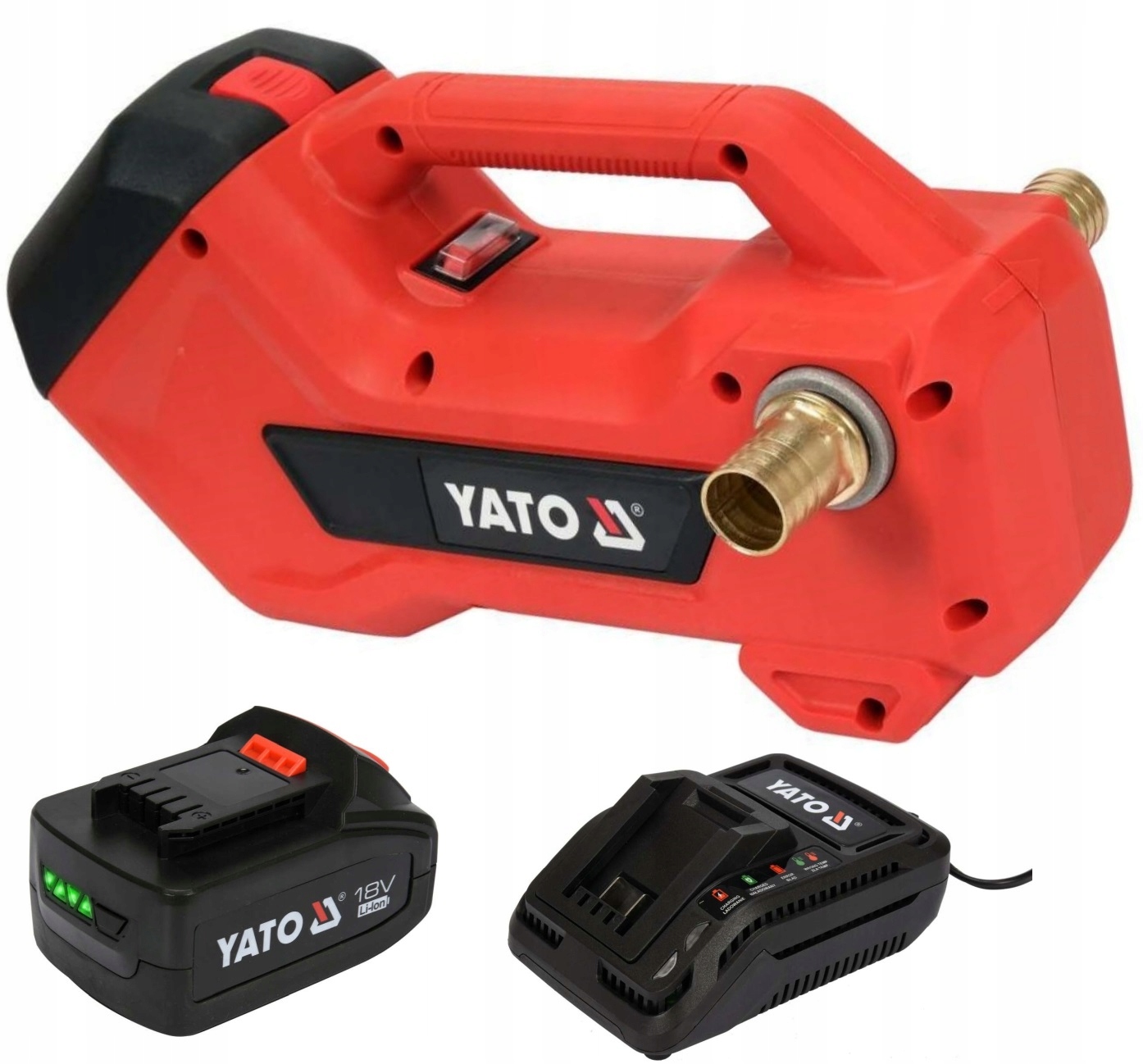 Akumulátorové Čerpadlo Na Vodu A Olej Yato 18 V 1800 l/h bez batérie
