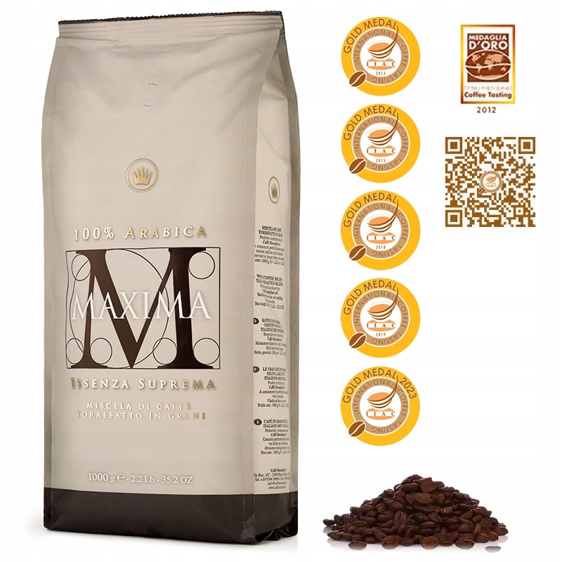 Káva zrnková Arabica Morandini Maxima Essenza Suprema 1000 g