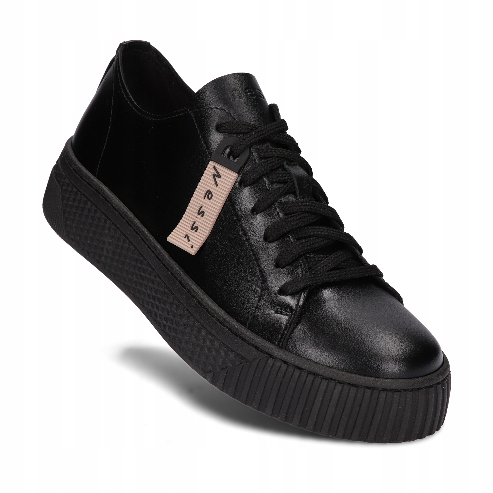 Sneakersy damskie Nessi 22162 czarny czarne r. 40