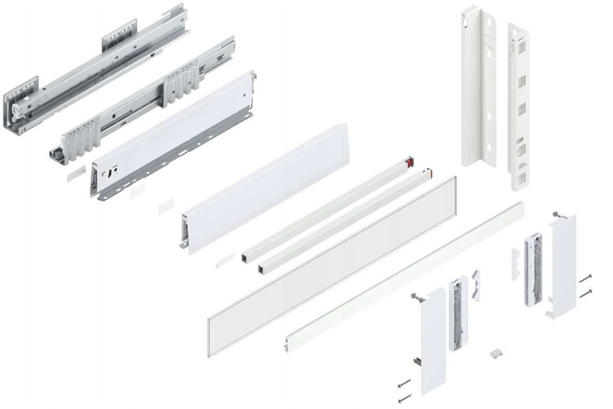 Blum Šuplík Merivobox 500 Vysoká E vnitřní bílá