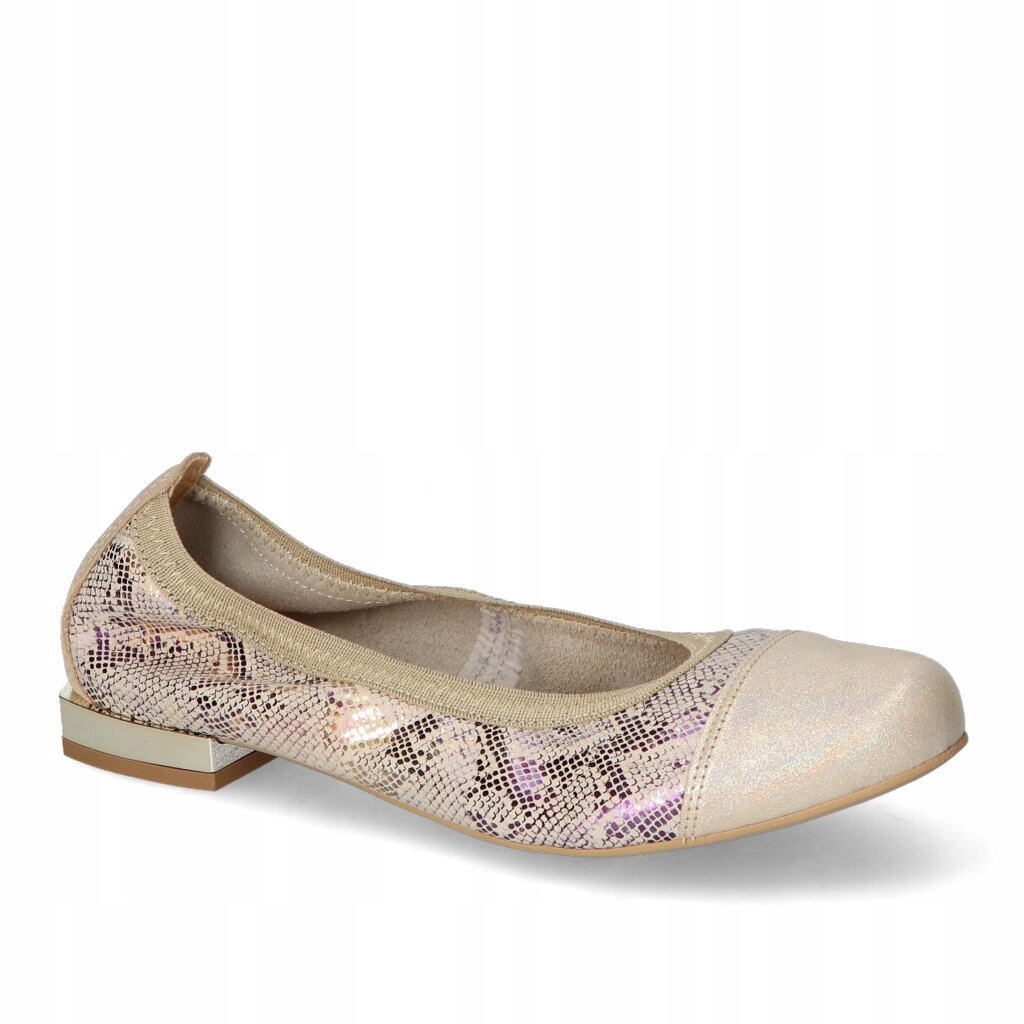 Baleríny Gamis 1402/M11+A55 Stříbrné lico 36
