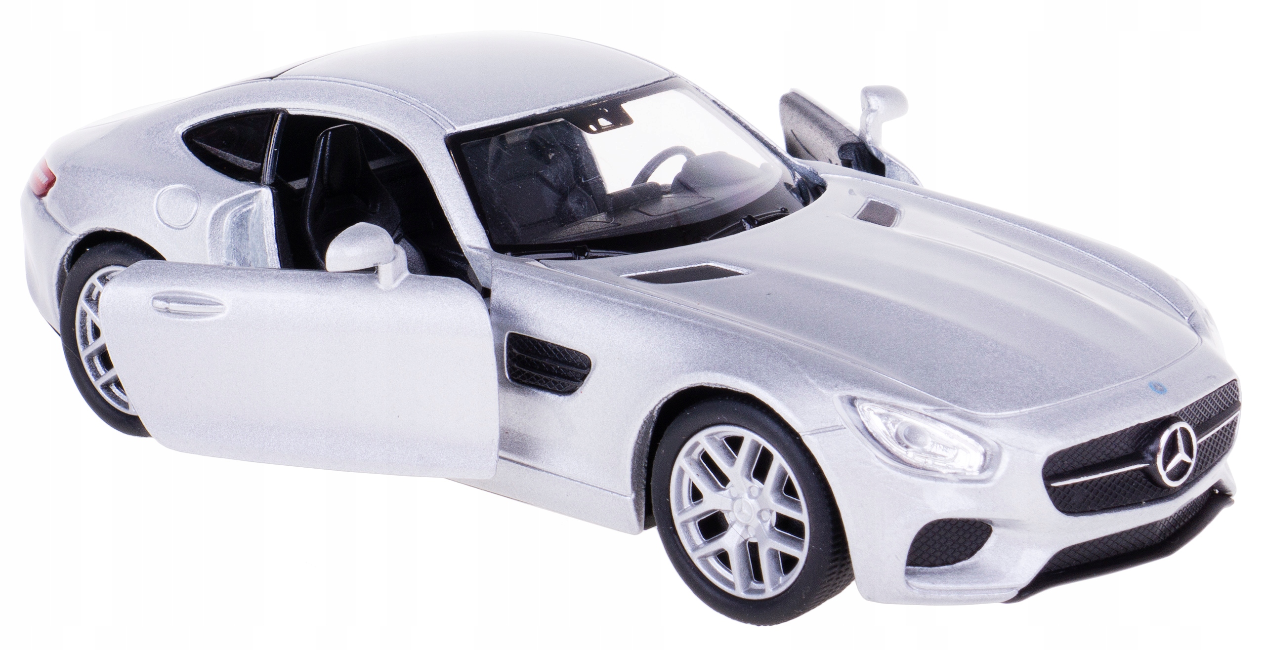 

Mercedes-benz Amg Gt Model Metal Welly 1:34 Srebrn