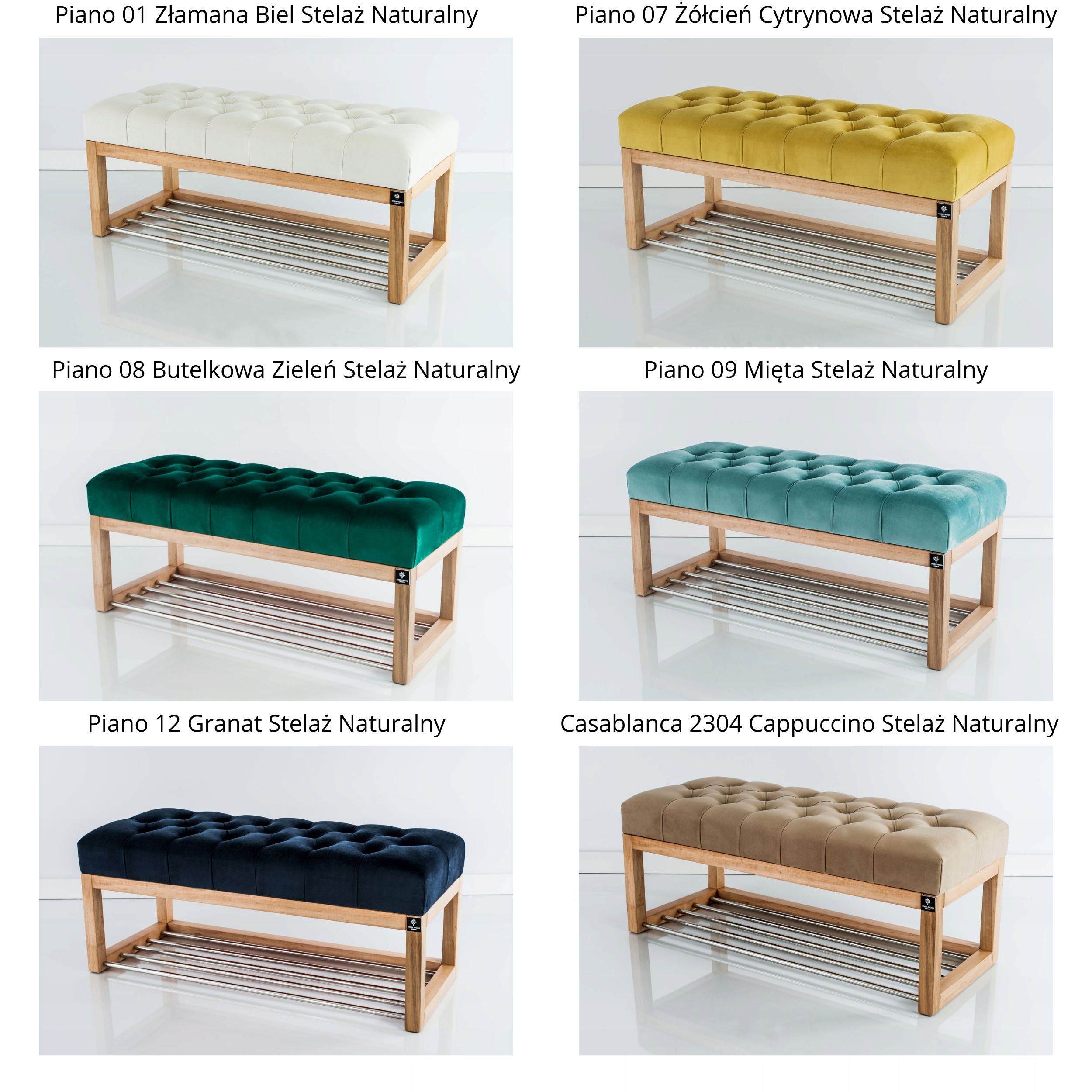 55 Producent Ławka Pikowana Kolory EMRA WOOD LPP-4 Marka Emra Wood